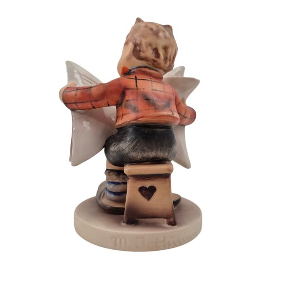 Latest News Figurine Goebel Hummel 184 Porcelain TMK 3 W Germany Boy Newspaper - Picture 7 of 10